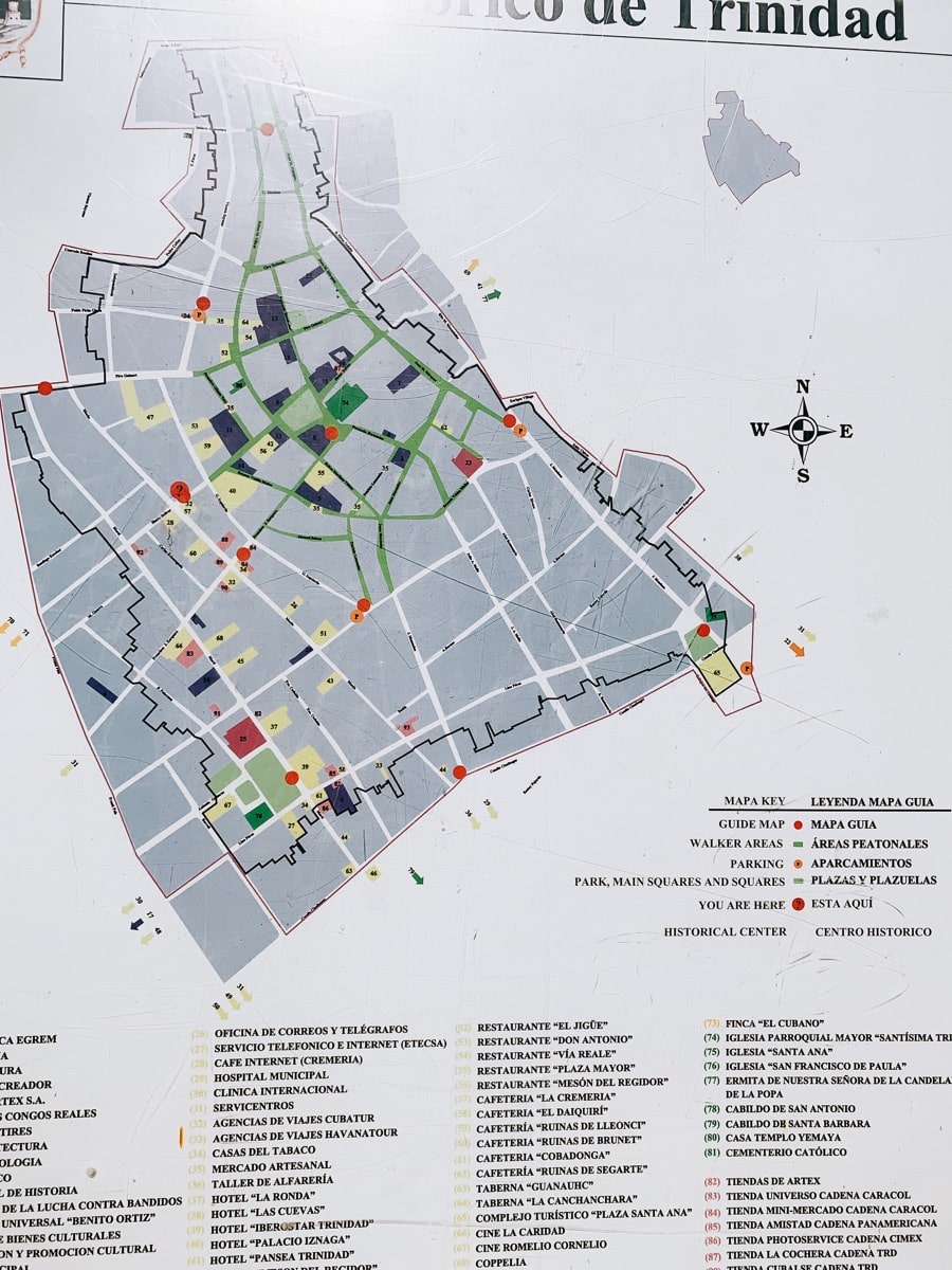 Trinidad 60街地図