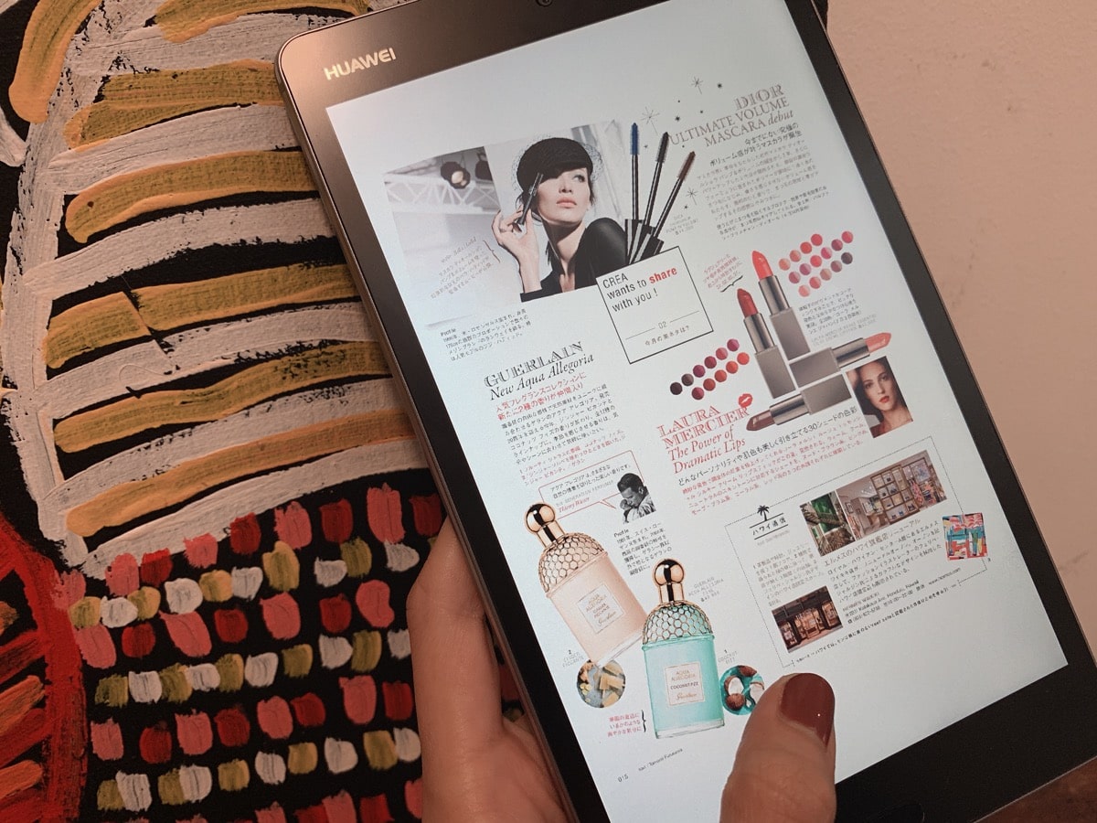 Tablet use 7雑誌