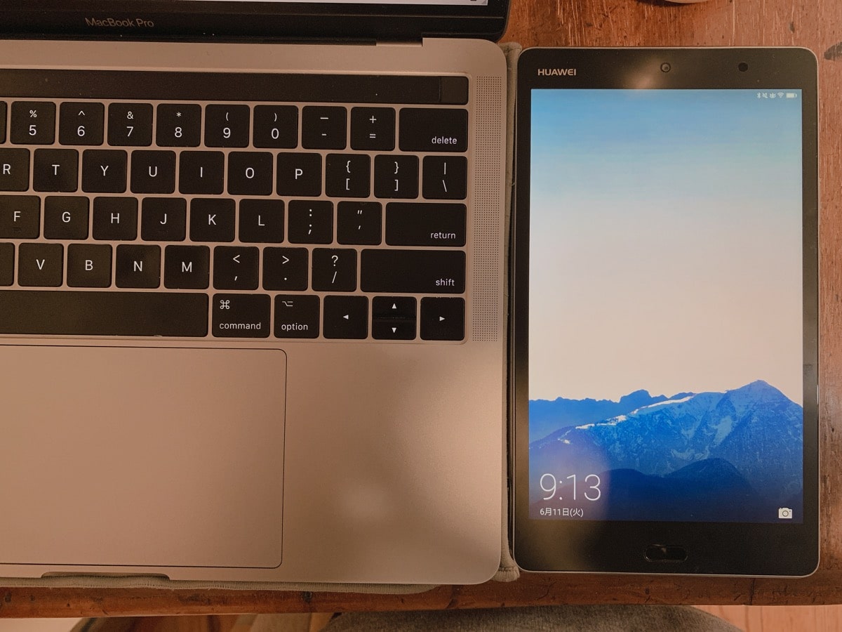 Tablet use 1MacBook