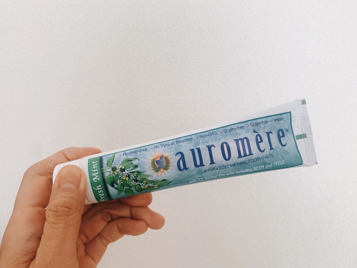 Iherb toothpaste 1Auromere アーユルヴェーダハーブ歯磨き粉