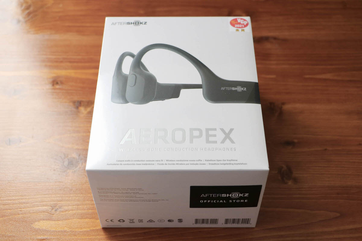 Aftershokz aeropex 1開封