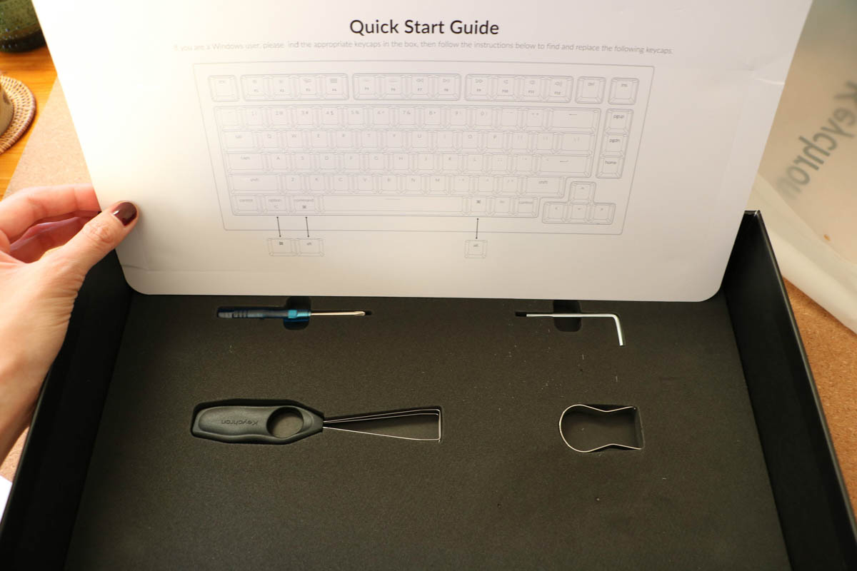 Keychron q1 review 9付属品