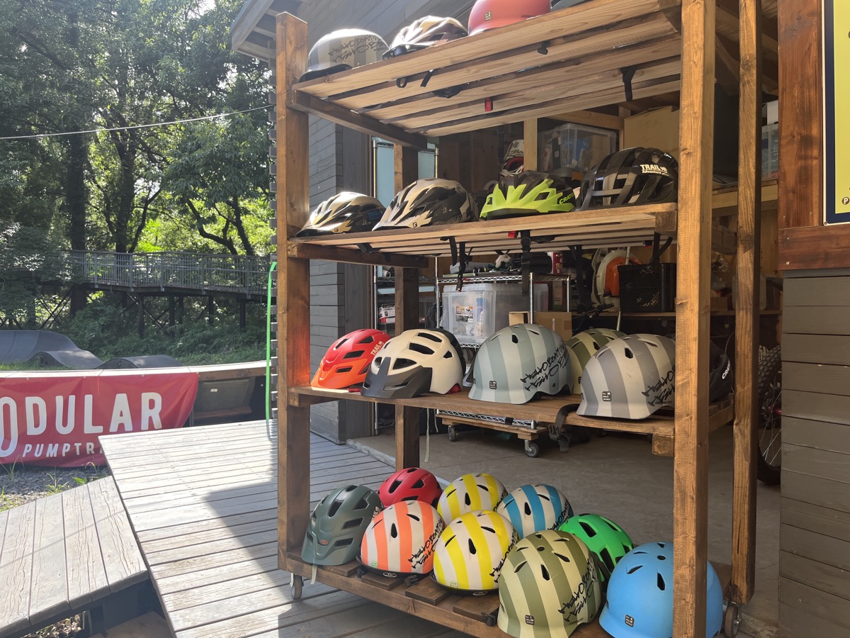 Trail adventure yokohama 14ヘルメット貸し出し