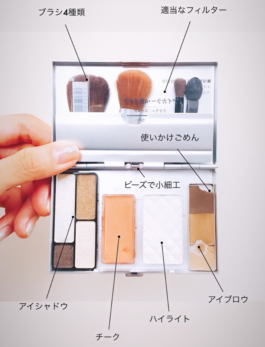 minimal-makeup-pouch-8自作メイクパレット