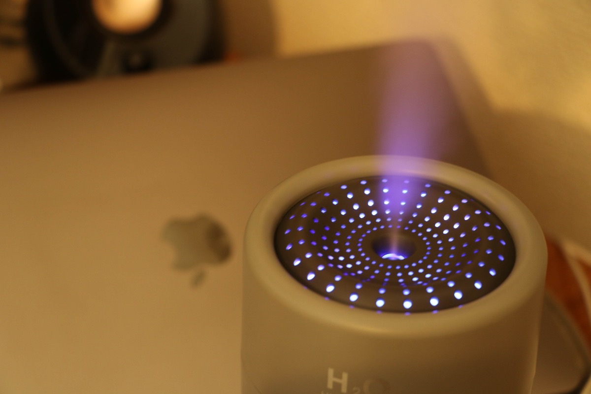 Ll ultrasonic humidifier 8ポータブル加湿器ライト