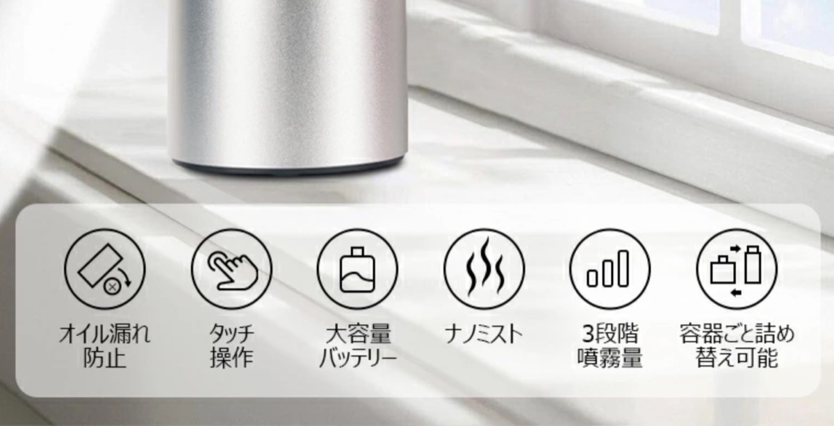 Ll aroma diffuser 15特長